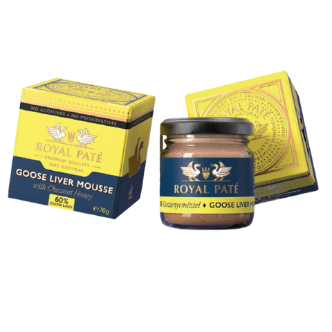 Prémium libamáj mousse - Gesztenyemézzel