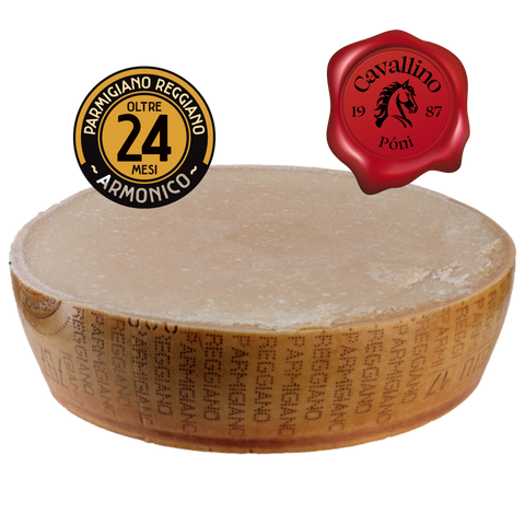 Parmigiano Reggiano D.O.P. - eredeti, hamisítatlan parmezán sajt - 24 hónapos érlelés