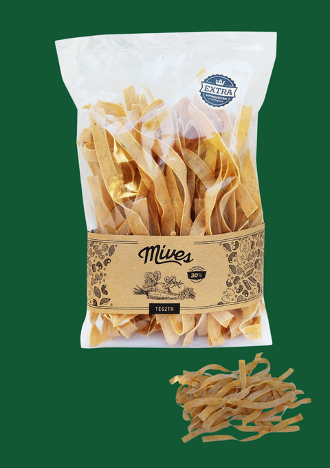 Petrezselymes-metélőhagymás Pappardelle - Míves tészta (vegán)