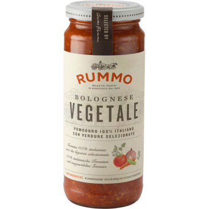 Rummo vegetáriánus bolognai szósz